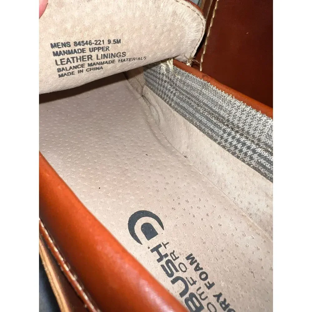Nunn Bush Cognac Dual Comfort Loafers - Size 9.5 - E13